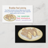 Carte De Visite Illustration de Cannoli (Devant / Derrière)