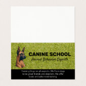 Carte De Visite Illustration de chien | Astroturf (Extérieur déplié)