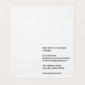 Carte De Visite Illustration de chien | Astroturf (Intérieur déplié)