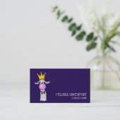 Carte De Visite Illustration de Cute Funny (Debout devant)