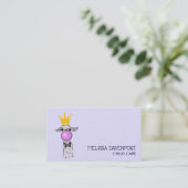 Carte De Visite Illustration de Cute Funny (Debout devant)