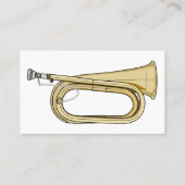 Carte De Visite Illustration de dessin animé Bugle (Dos)