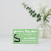 Carte De Visite Illustration de dessin mignon millipede (Debout devant)