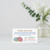 Carte De Visite Illustration de Donut (Debout devant)