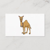 Carte De Visite Illustration de dromadaire (Dos)