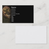 Carte De Visite Illustration de fractale d'Exterra (Devant / Derrière)