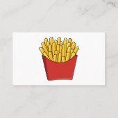 Carte De Visite Illustration de frites (Dos)
