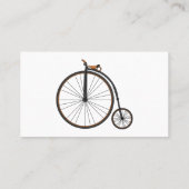 Carte De Visite Illustration de la bande dessinée de vélo à grande (Dos)