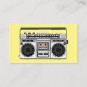 Carte De Visite Illustration de la bande dessinée radio (Dos)