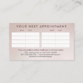 Carte De Visite Illustration de la branche de fleurs de Magnolia (Dos)