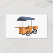 Carte De Visite Illustration de la carotte de vélo (Dos)