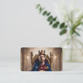 Carte De Visite Illustration de la légende du football Lionel Mess (Debout devant)