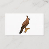 Carte De Visite Illustration de l'aigle à faucon de Javan (Dos)