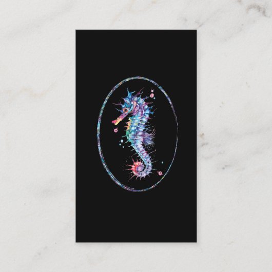 Carte De Visite Illustration de l'art sous-marin (Devant)