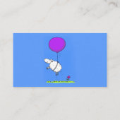 Carte De Visite Illustration de l'humour en ballons de mouton mign (Dos)