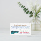 Carte De Visite Illustration de locomotive électrique (Debout devant)