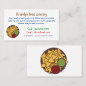 Carte De Visite Illustration de Nachos (Devant / Derrière)