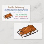 Carte De Visite Illustration de Peking duck (Devant / Derrière)