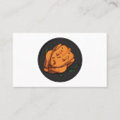 Carte De Visite Illustration de poulet rôti (Dos)