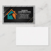 Carte De Visite Illustration de réparation de maison | Bordure d'a (Devant / Derrière)