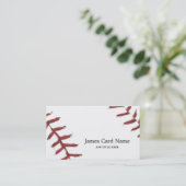 Carte De Visite Illustration de texture de baseball (Debout devant)