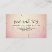 Carte De Visite Illustration des yeux de Glam Stylist Salon (Dos)