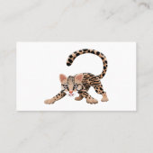 Carte De Visite Illustration d'ocelot mignon (Dos)