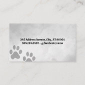 Carte De Visite Illustration Doggie | Groomers (Dos)