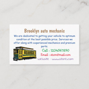 Carte De Visite Illustration du chariot Mata