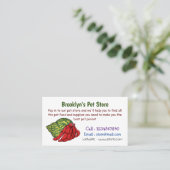 Carte De Visite Illustration du crabe mignon (Debout devant)