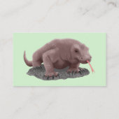 Carte De Visite Illustration du dragon de Komodo (Dos)