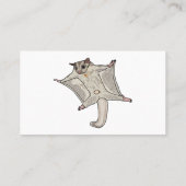 Carte De Visite Illustration du planeur à sucre (Dos)