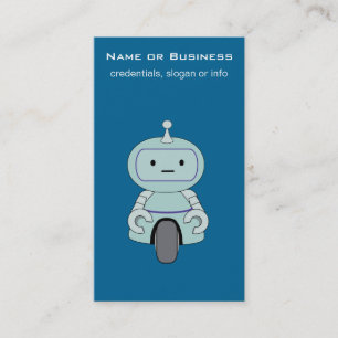 Carte De Visite Illustration du robot mignon