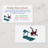 Carte De Visite Illustration du tapis roulant et de la bande dessi (Devant / Derrière)