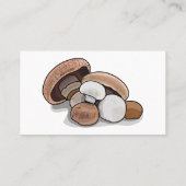 Carte De Visite Illustration d'un champignon (Dos)
