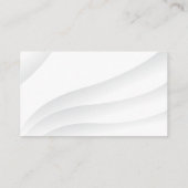 Carte De Visite Illustration d'une maison moderne | Code QR (Dos)