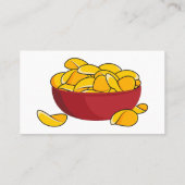 Carte De Visite Illustration d'une puce de pomme de terre (Dos)