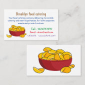 Carte De Visite Illustration d'une puce de pomme de terre (Devant / Derrière)