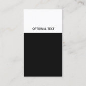 Carte De Visite Illustration d'une voiture de taxi jaune (Dos)