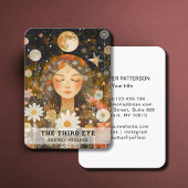 Carte De Visite Illustration femme énergie Heiler Reiki Spirituell