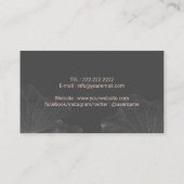 Carte De Visite Illustration Fleur de lotus brillant Instructeur d (Dos)