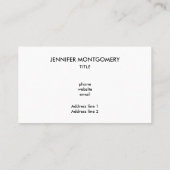 Carte De Visite Illustration Fun Pink Popsicle and Strawberries (Dos)