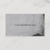 Carte De Visite Illustration gothique pourpre de hibou (Dos)