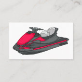 Carte De Visite Illustration Jet ski (Dos)