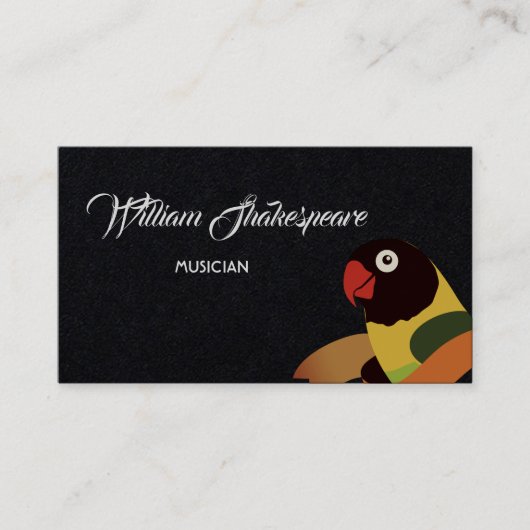 Carte De Visite Illustration Lovebird (Devant)