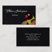 Carte De Visite Illustration Lovebird (Devant / Derrière)