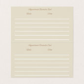 Carte De Visite Illustration main de tatouage de l'artiste ongle (Intérieur déplié)