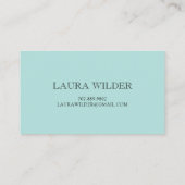 Carte De Visite Illustration Personnalisée Du Papillon Sur Le Vert (Dos)