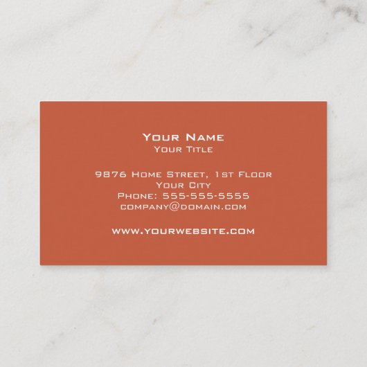 Carte De Visite Illustration unique de bâtiment de construction (Dos)