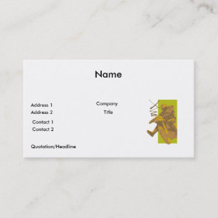 Carte De Visite illustration vectorielle vectorielle de boue de mo